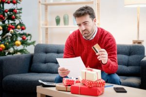 Man tapped out and without money for christmas gifts