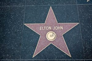 Hollywood Walk Of Fame Star Elton John